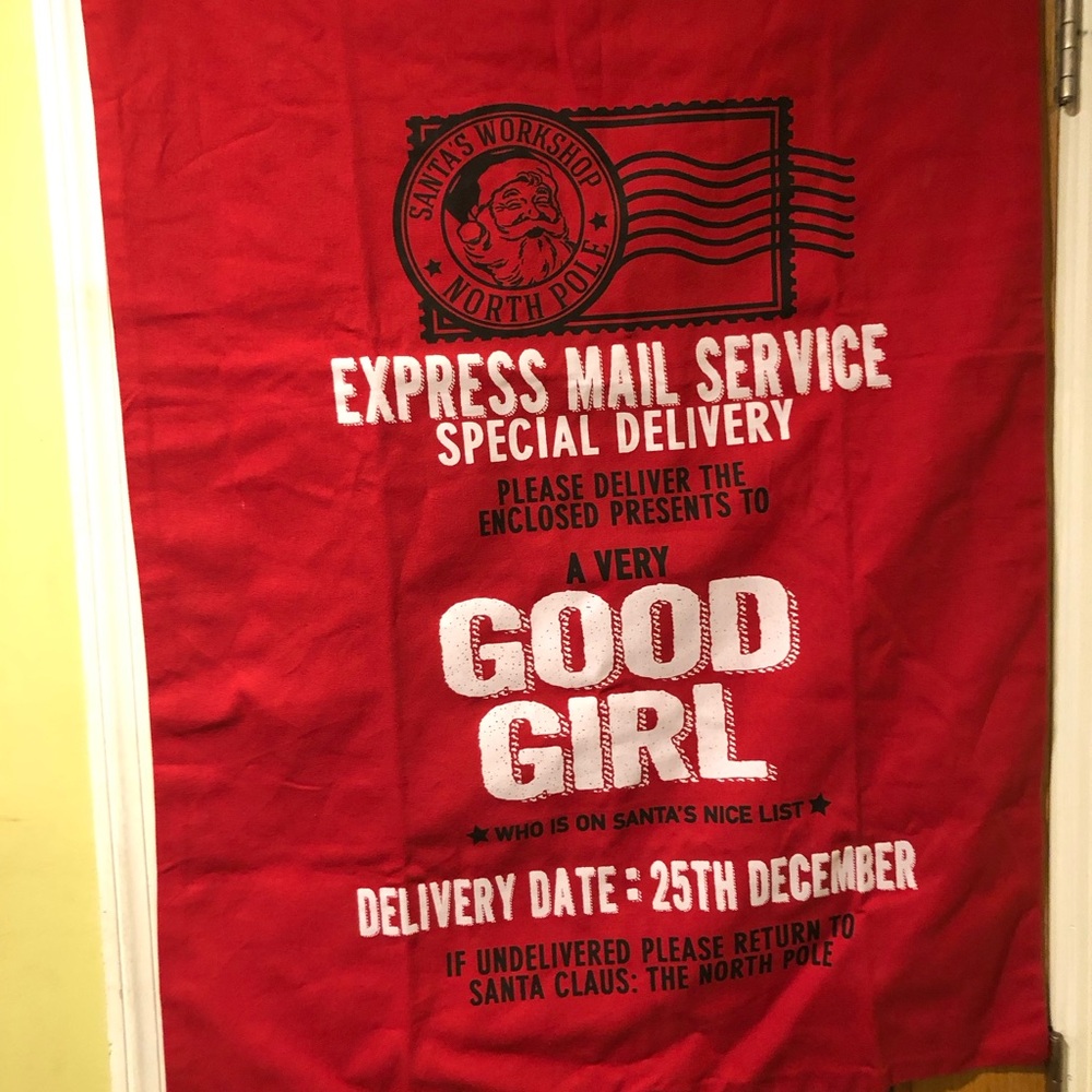 Red Santa's Workshop Christmas Sack